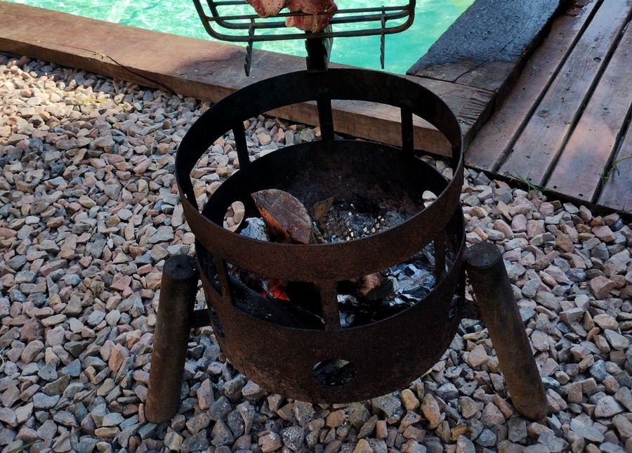 Frente de parrilla modelo 1 - acero inoxidable